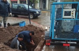 Se restablece el servicio del agua en zona céntrica