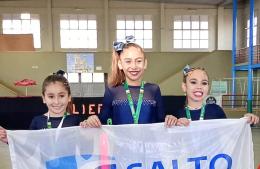 Patinadoras de la ciudad se destacan en una competencia en Morón