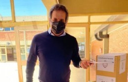 Gastón Manes votó en la Escuela Técnica