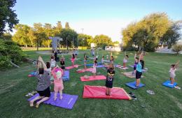 Comenzó el ciclo de “Tardecitas activas” en el Paseo de la Memoria