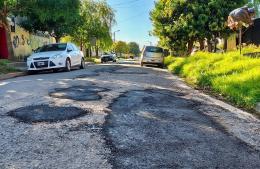 El municipio inició un plan de bacheo en el barrio Retiro