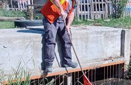 Operativos de limpieza y mantenimiento en diversas zonas
