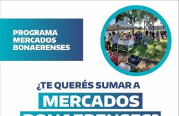 Convocatoria para sumarse a Mercados Bonaerenses