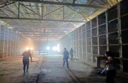 Bomberos ya trabajan en su futuro centro de entrenamiento