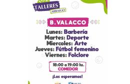 Talleres de Arraigo 2025 en barrios Valacco y Trocha
