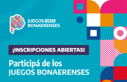 Continúa abierta la inscripción para los Juegos Bonaerenses