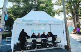 Operativo de documentación gratuito en Plaza San Martín
