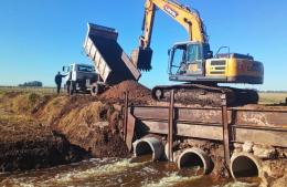La obra del puente en Lapadú está en su etapa final