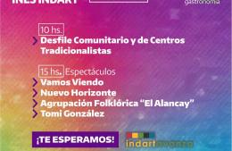Grilla artística para la Fiesta del Pueblo