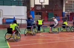 Salto visitó la Escuela Paralímpica de Chacabuco