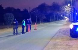 Operativo nocturno de seguridad en Ruta 32 y Avenida Costanera