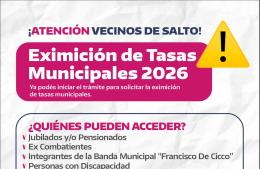 Habilitan el trámite para la eximición de tasas municipales
